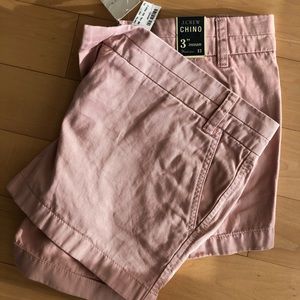 J Crew Chino shorts 3” inseam size 12